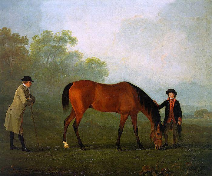 Sawrey Gilpin Furiband with his Owner Sir Harry Harpur and a Groom oil painting picture